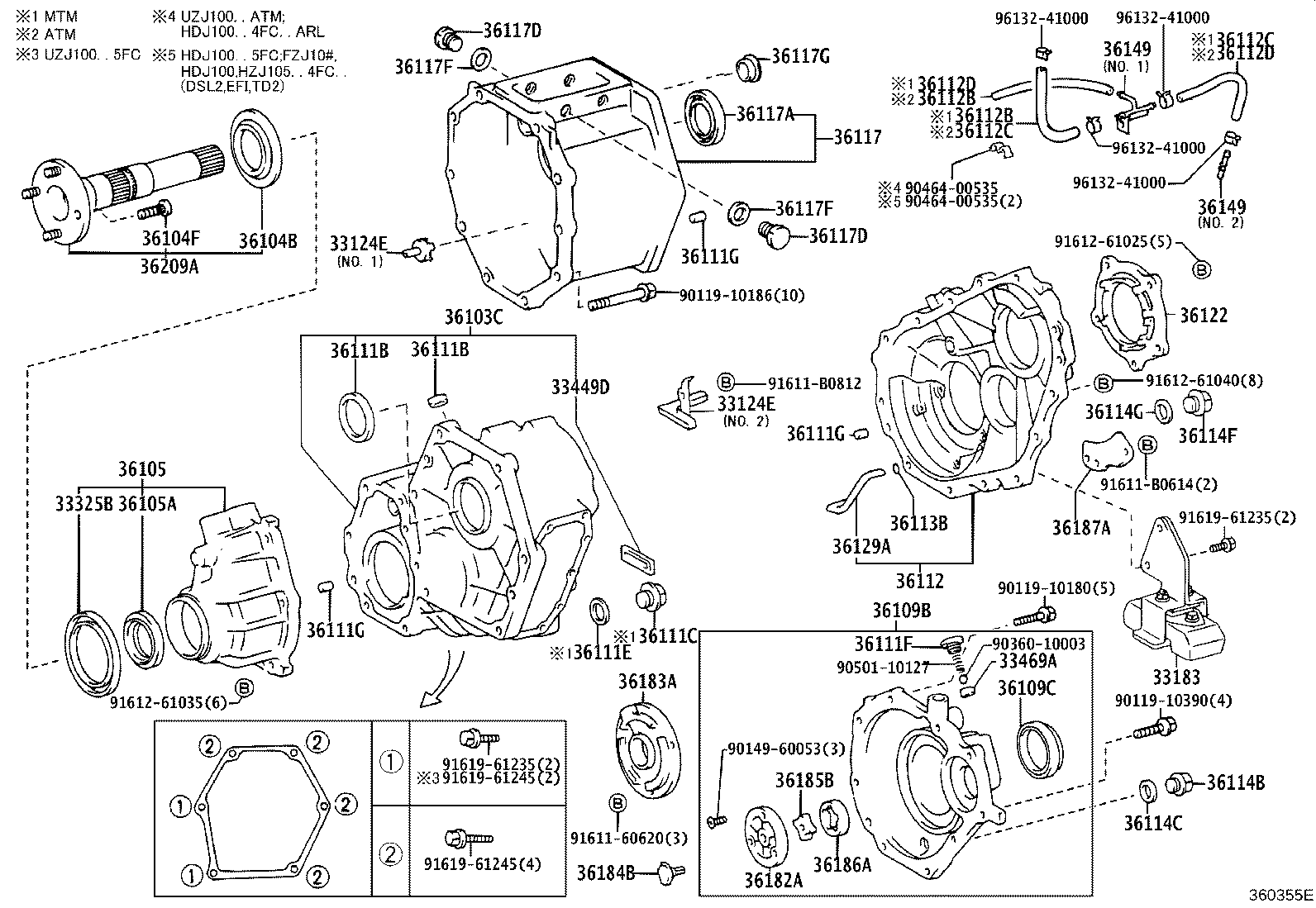 36107-60020 ADAPTER, TRANSFER product image