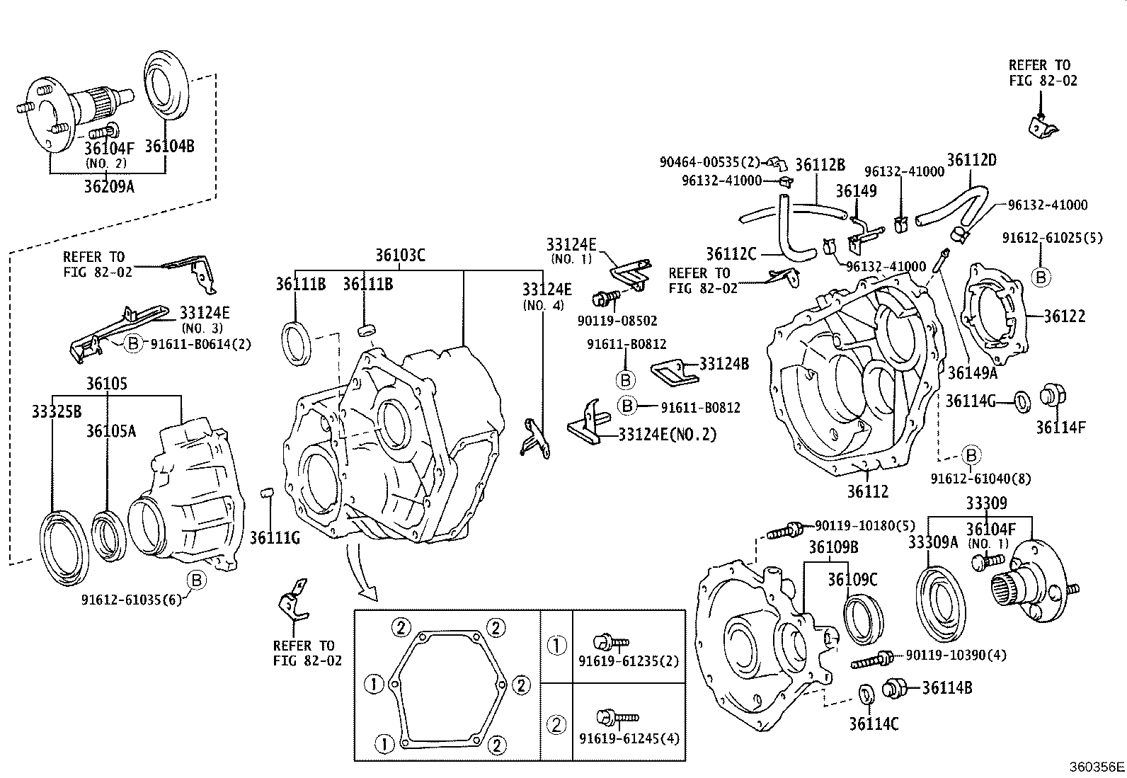 36107-60020 ADAPTER, TRANSFER product image