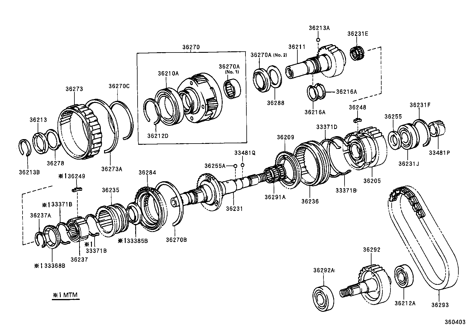 36231-35040 SHAFT, TRANSFER OUTPUT, REAR product image