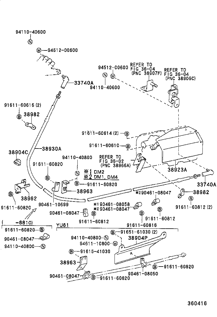 38930-36090 CABLE ASSY, PUSH PULL product image