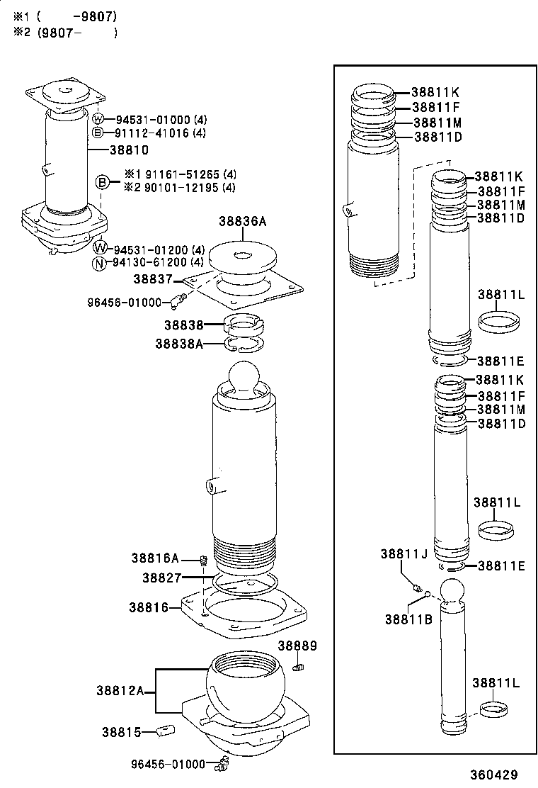 38887-93200 VALVE, HOIST CYLINDER POPPET product image