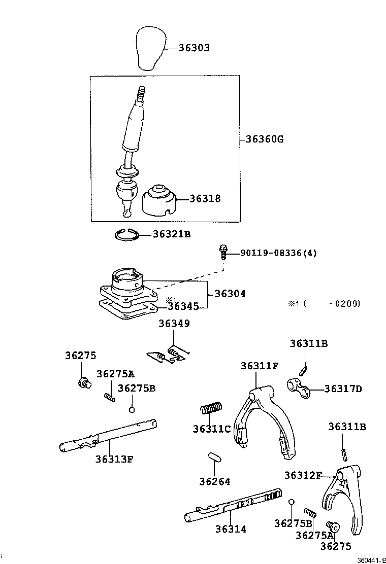 Thumbnail 2 for 36303-34010-B2