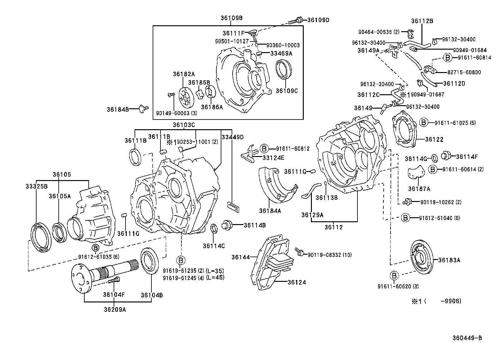36184-60030 SEPARATOR, TRANSFER OIL product image