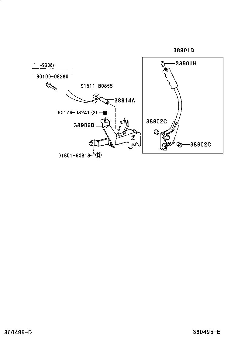 38930-37540 CABLE ASSY, PUSH PULL product image