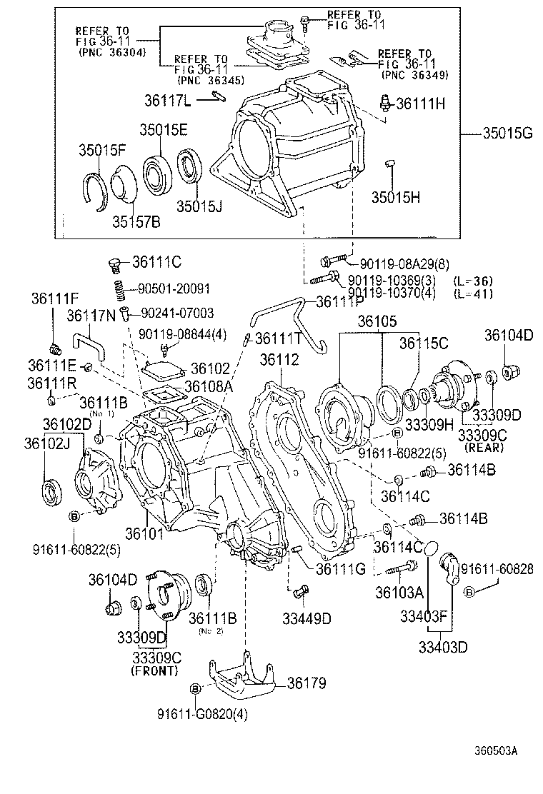 33309-35102 FLANGE SUB-ASSY, OUTPUT SHAFT COMPANION product image