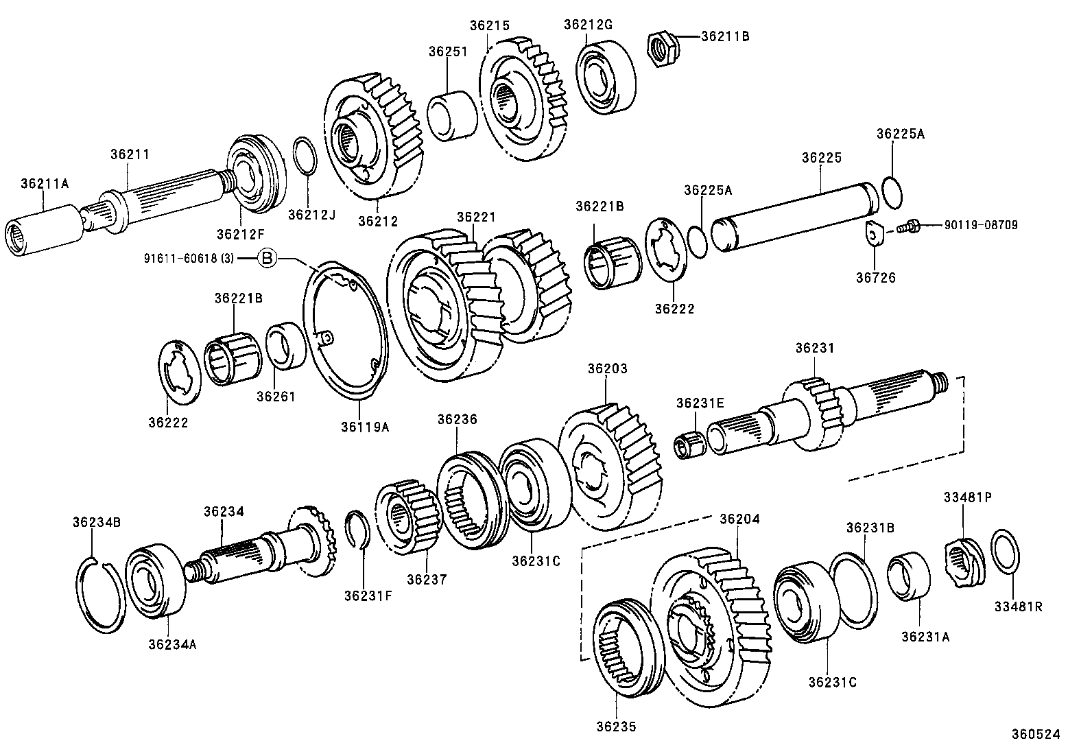90201-35006 WASHER, PLATE (FOR SPEEDOMETER DRIVE GEAR) product image