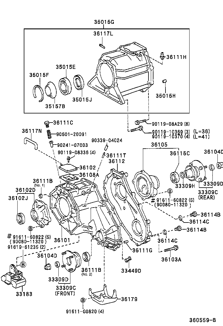 33183-38010 DAMPER, TRANSFER DYNAMIC product image