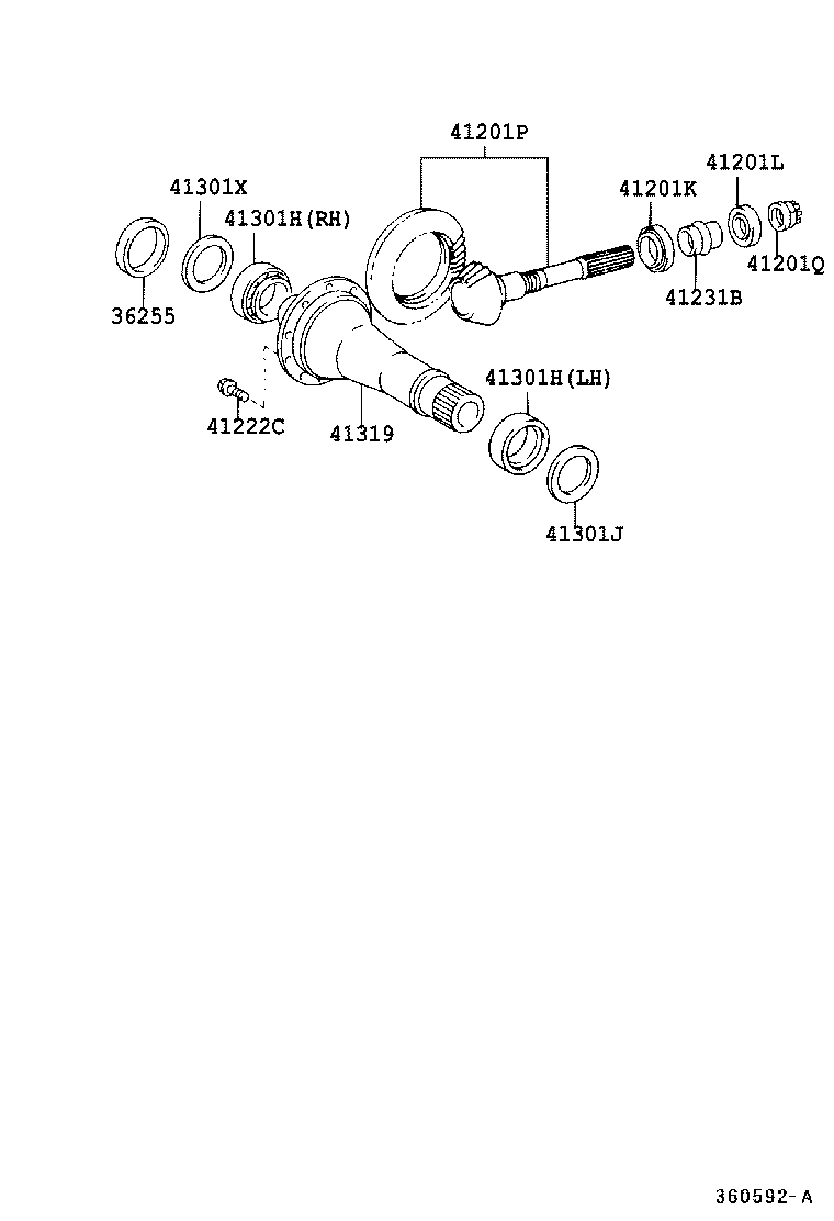 90366-45047 BEARING(FOR RING GEAR MOUNTING CASE) product image