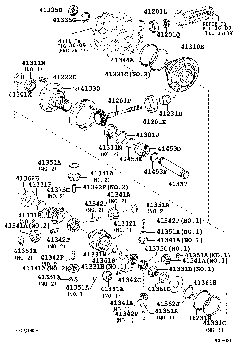 Toyota 41201-42020 GEAR KIT, TRANSFER