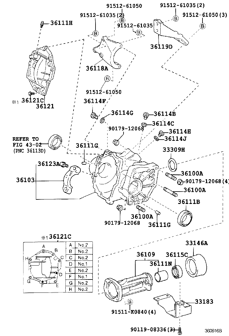 33183-21020 DAMPER, TRANSFER DYNAMIC product image