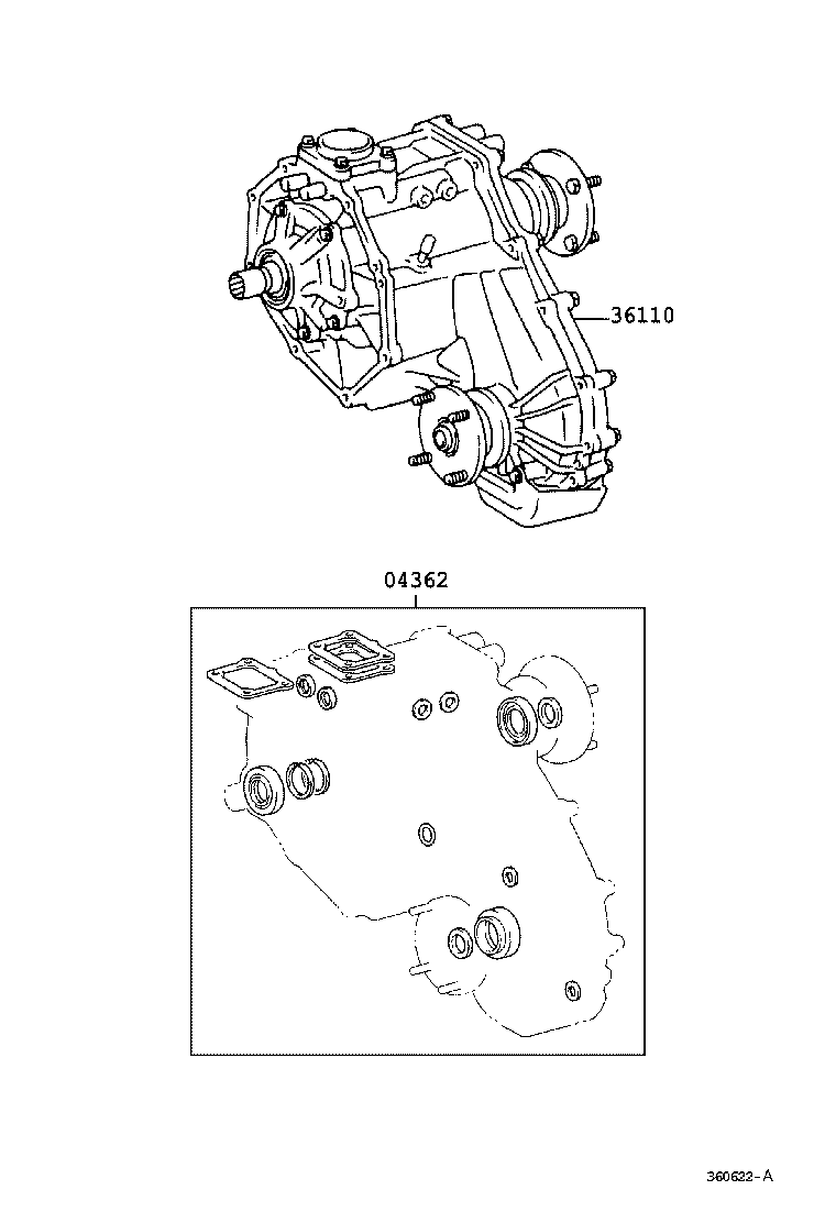 36110-34040 TRANSFER ASSY product image