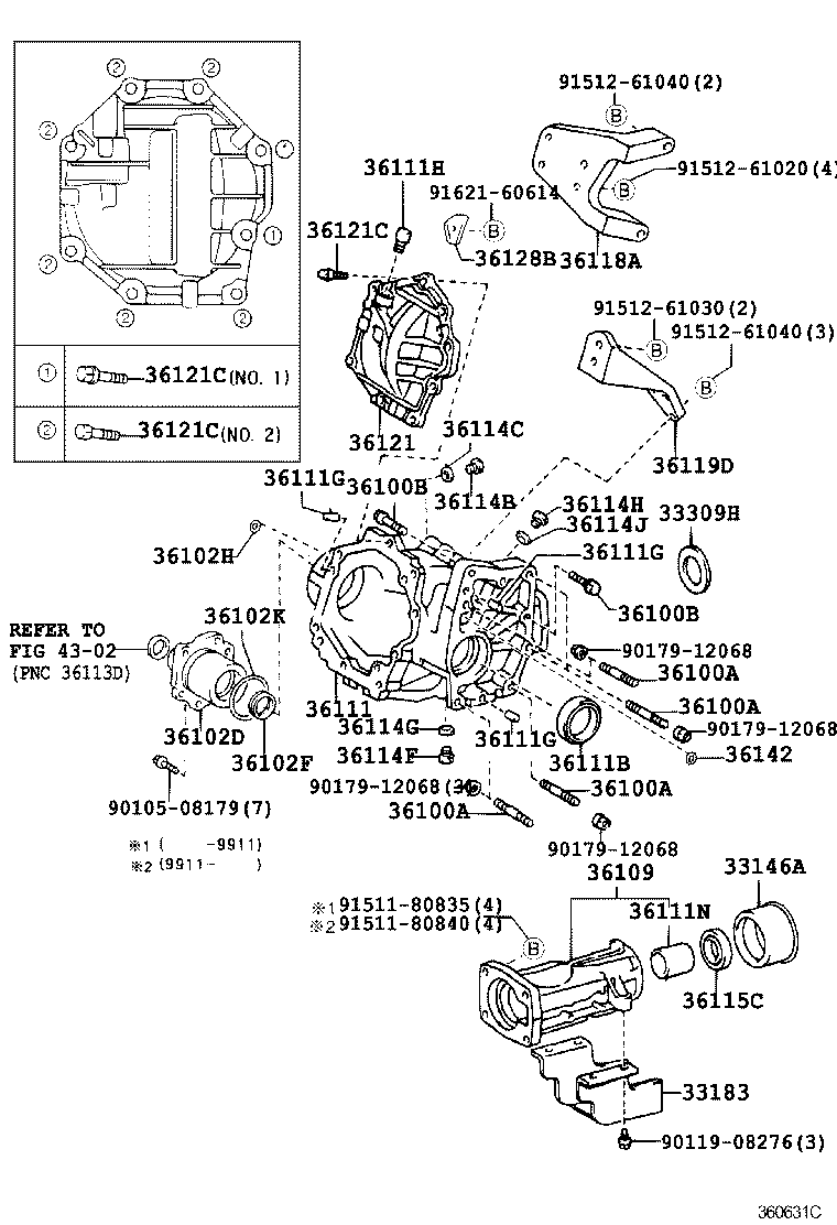 36111-48010 CASE, TRANSFER product image