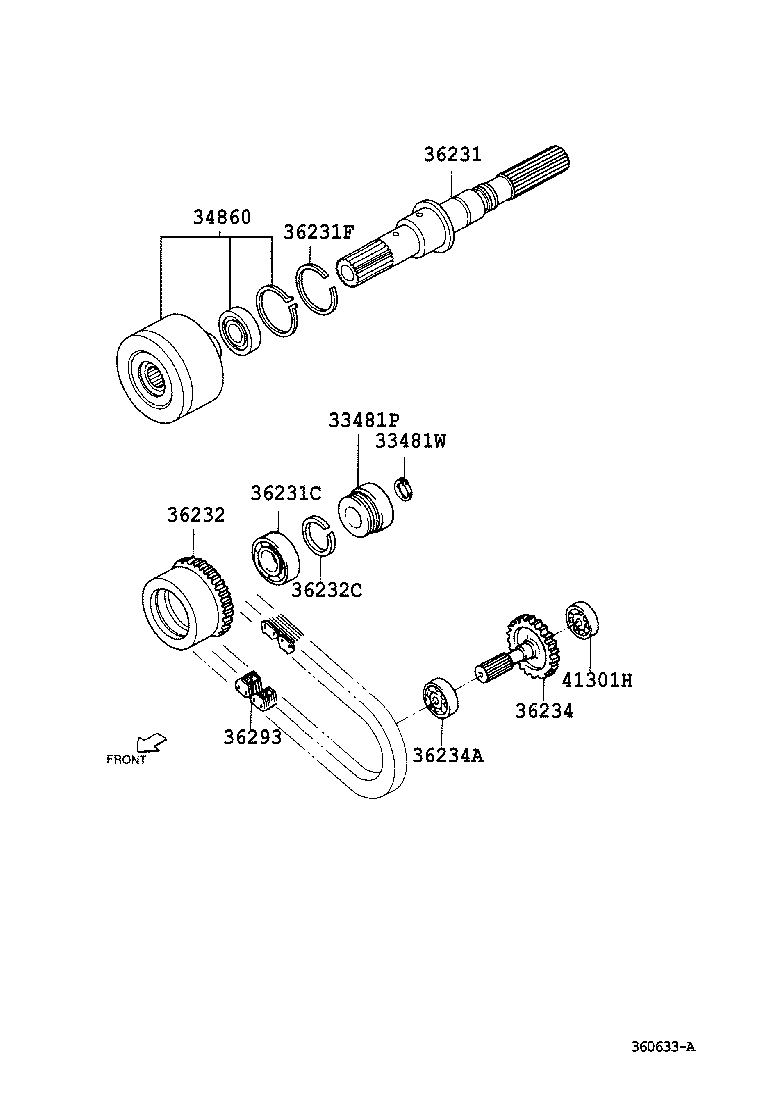 34860-97508 CLUTCH ASSY, TRANSFER FRONT DRIVE product image