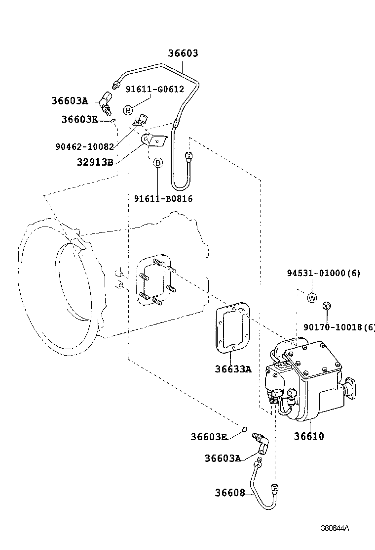 27679-78130 BRACKET, POWER TAKE-OFF SOLENOID product image