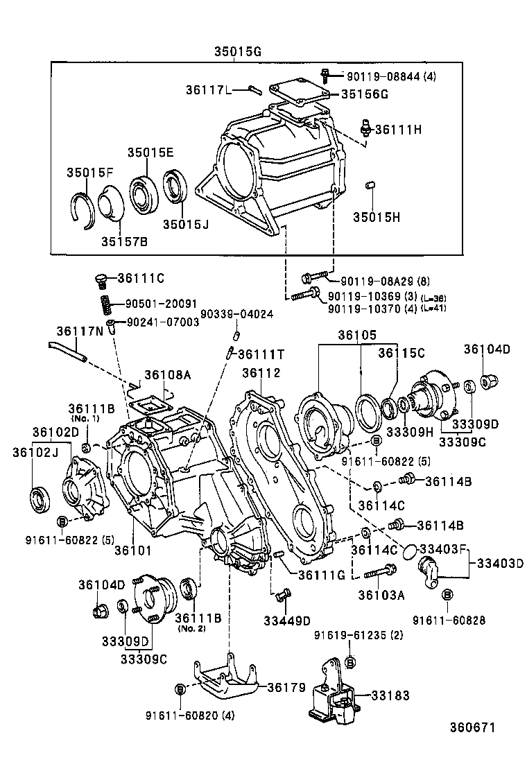 36275-35010 WASHER, TRANSFER OUTPUT SHAFT product image
