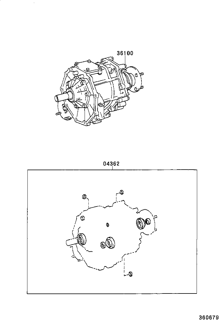 36100-35720 TRANSFER ASSY product image