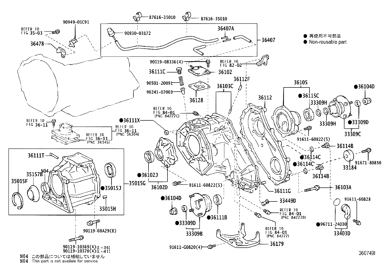 33102-35060 ADAPTER, TRANSFER product image