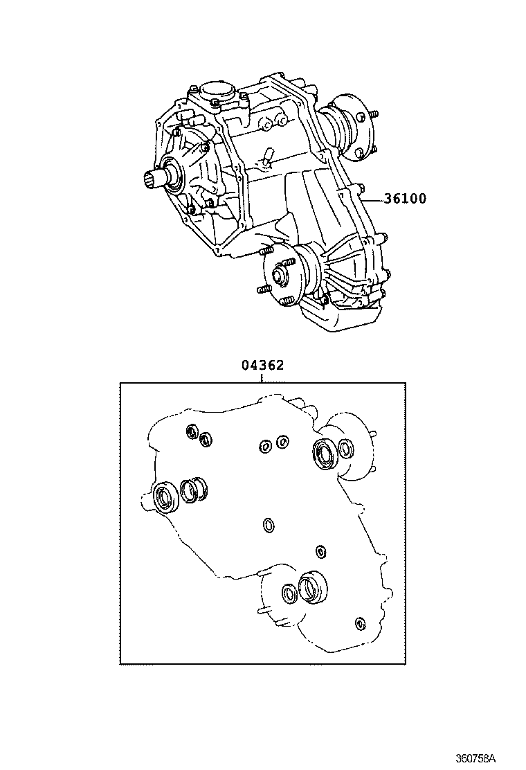 36100-71290 TRANSFER ASSY product image