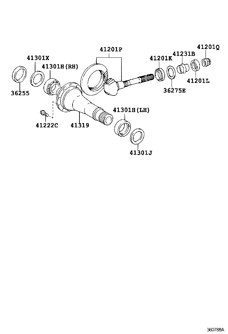 90366-45052 BEARING(FOR RING GEAR MOUNTING CASE) product image