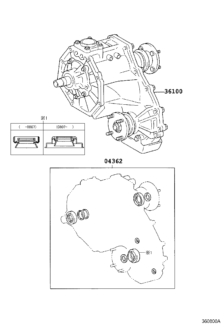 36100-3D510 TRANSFER ASSY product image