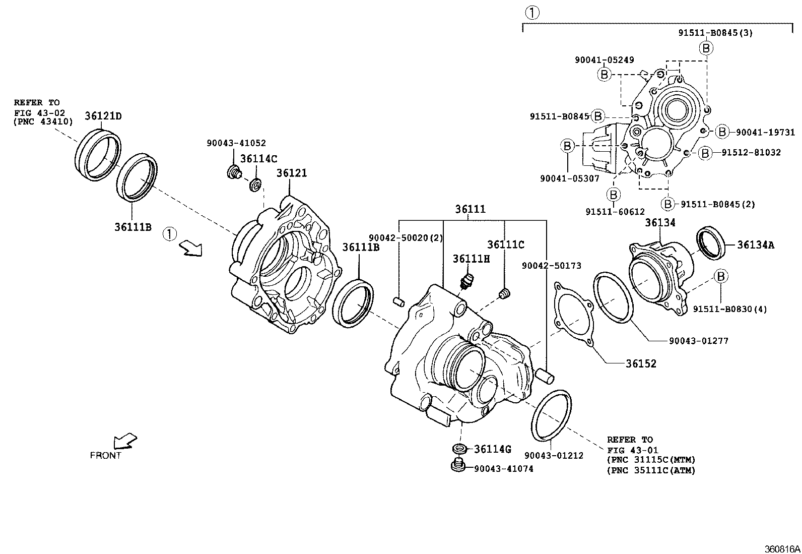 36101-97201 CASE, TRANSFER product image