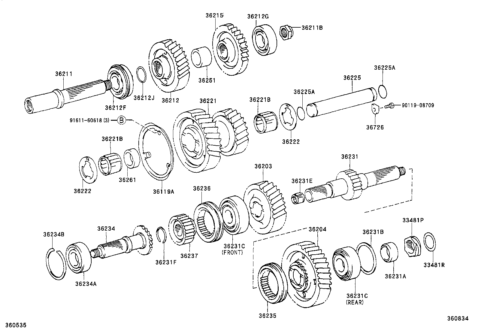 36237-60030 HUB, TRANSFER CLUTCH product image