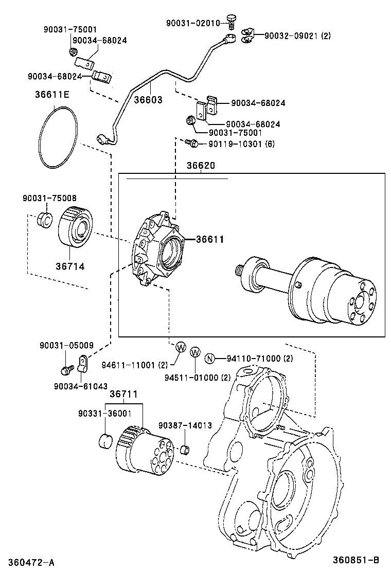 27679-78170 BRACKET, POWER TAKE-OFF SOLENOID product image