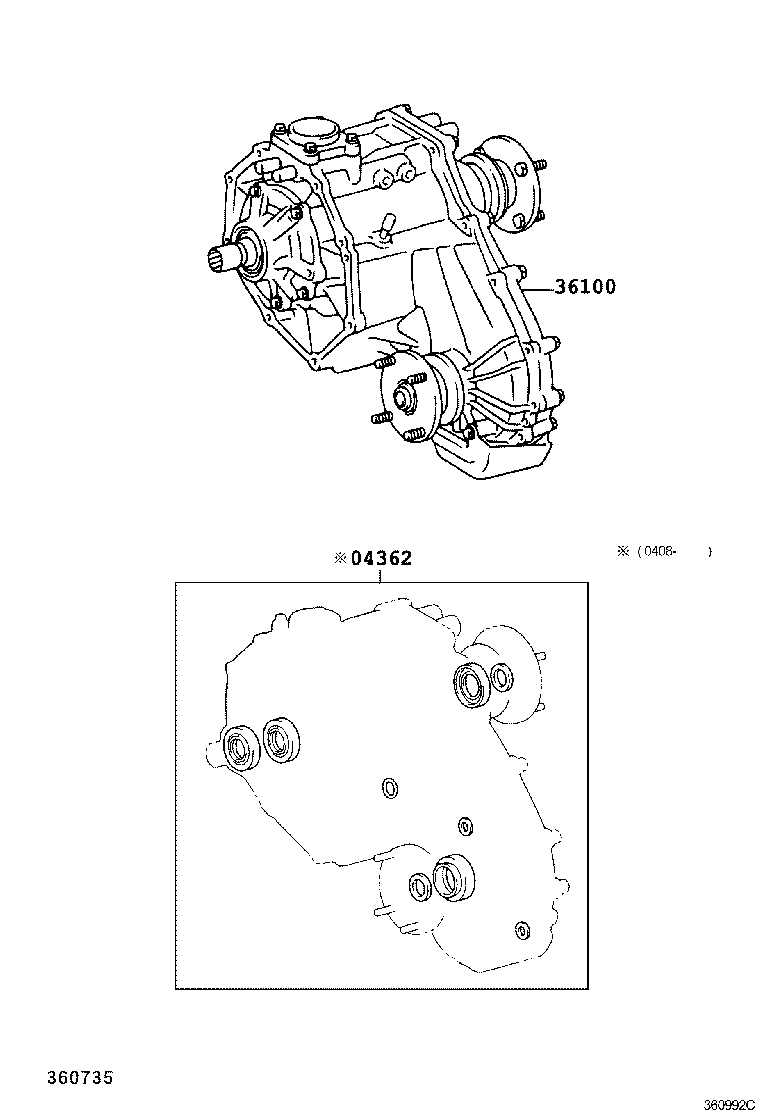 36110-34010 TRANSFER ASSY product image