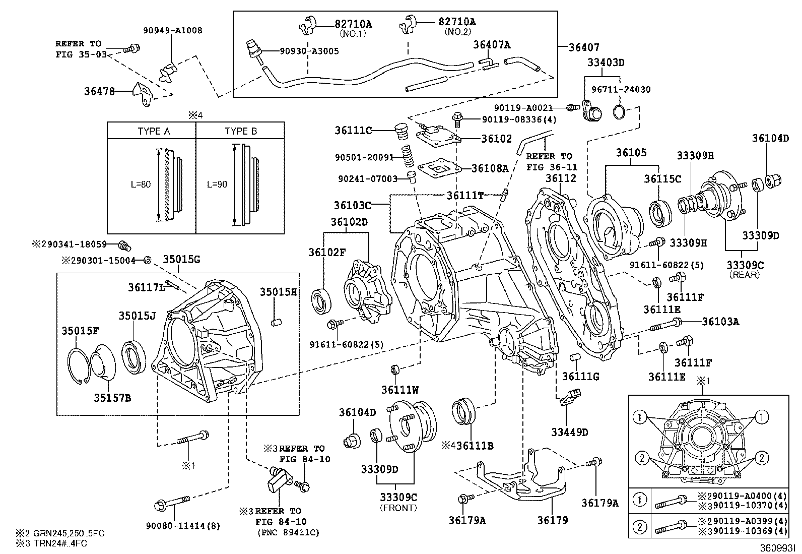 Toyota 33102-35060 ADAPTER, TRANSFER