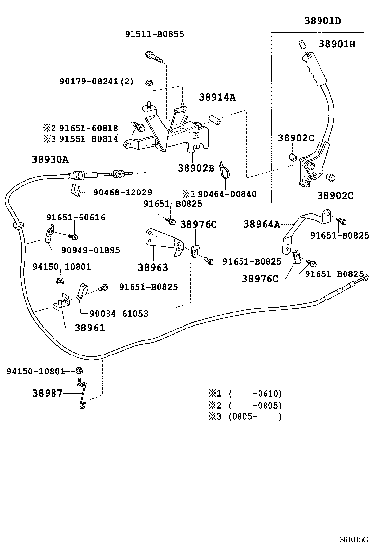 38930-37540 CABLE ASSY, PUSH PULL product image