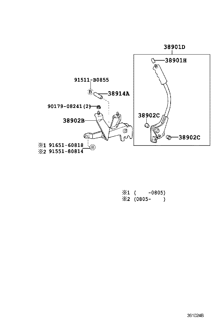 38930-37540 CABLE ASSY, PUSH PULL product image