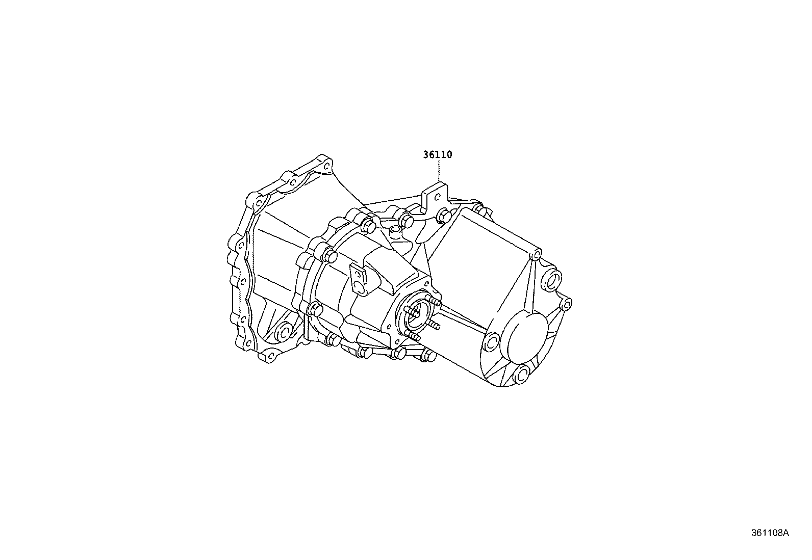 04362-37010 GASKET KIT, TRANSFER OVERHAUL product image