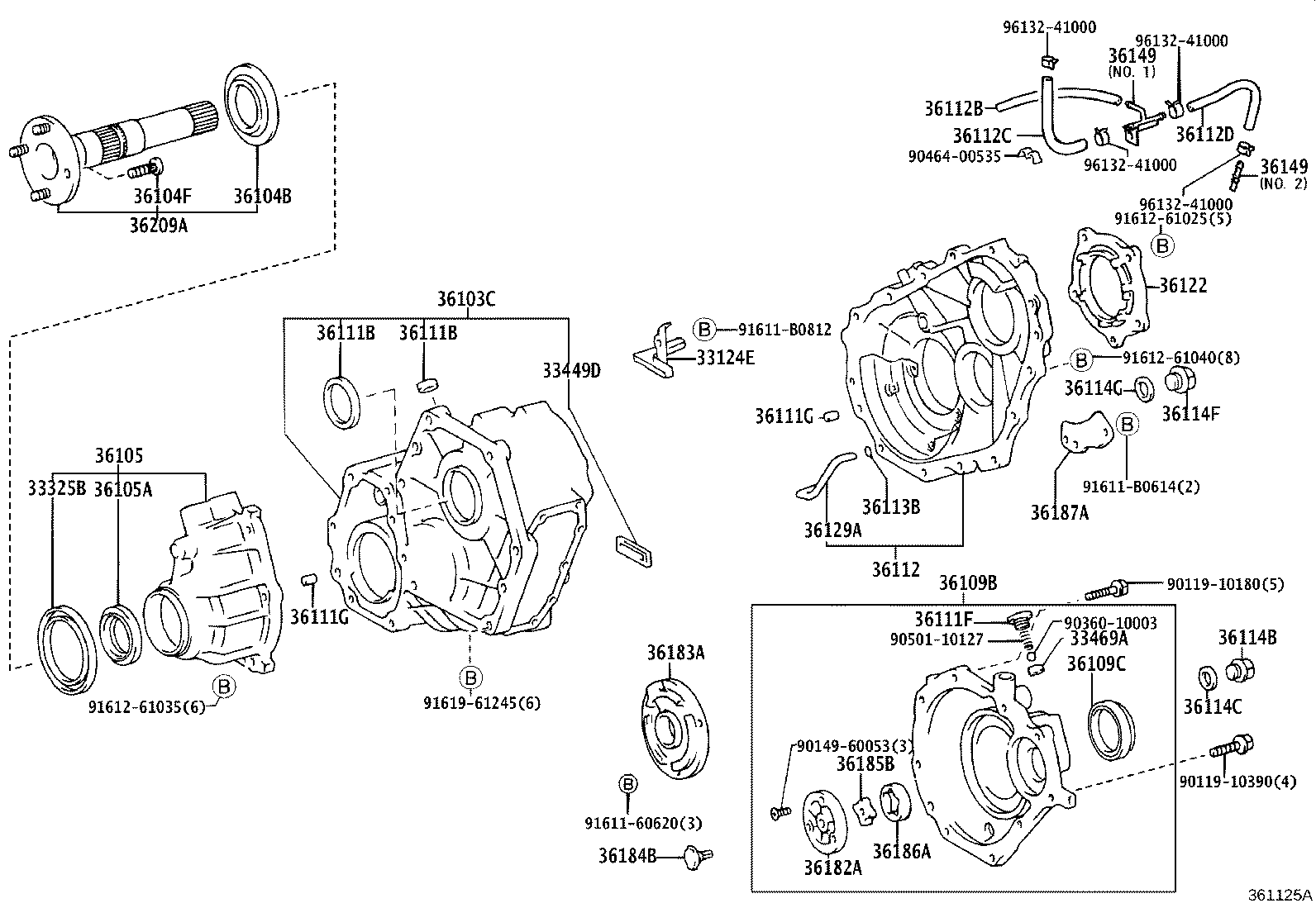 33183-60050 DAMPER, TRANSFER DYNAMIC product image