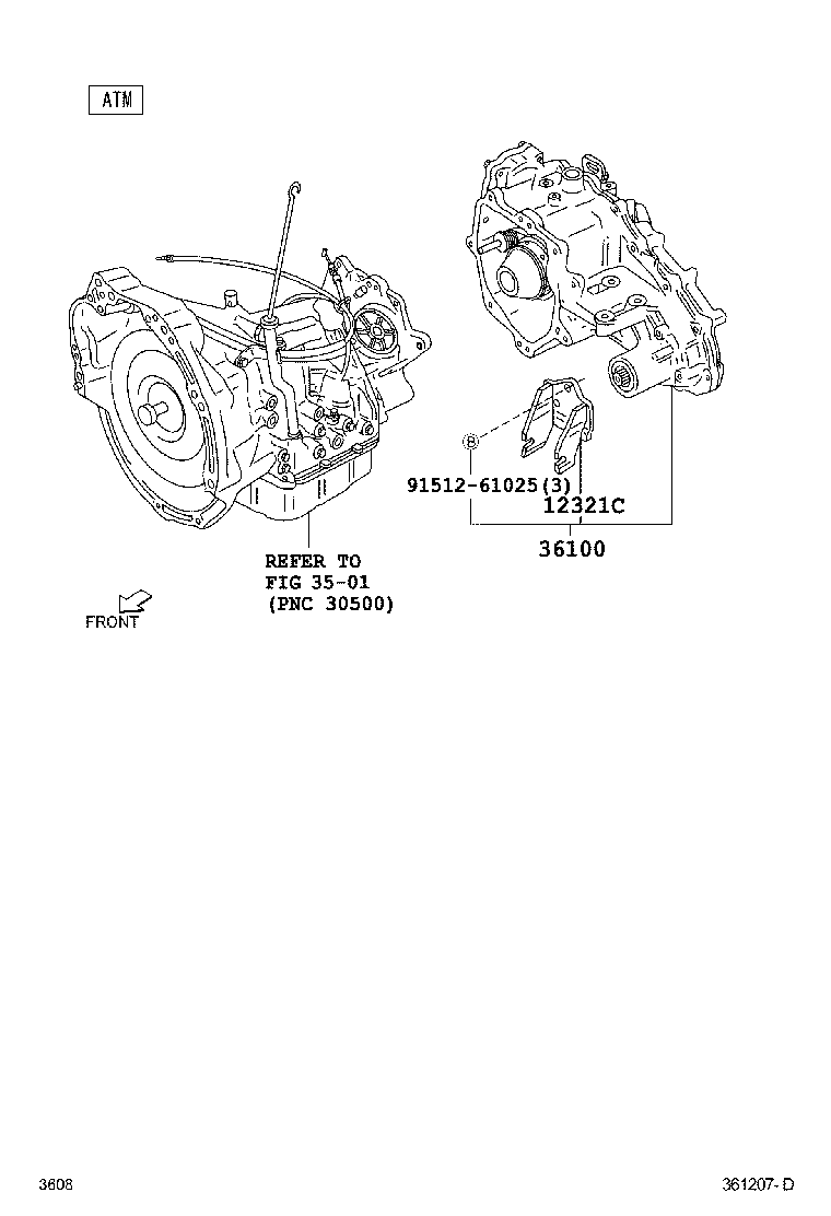 36110-B4020 TRANSFER ASSY product image