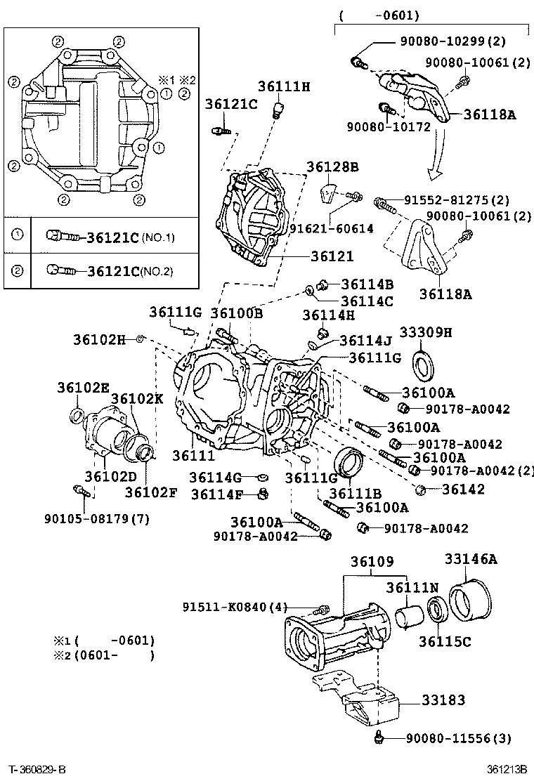 Toyota 90080-10298 BOLT (FOR TRANSFER & TRANSAXLE SETTING)