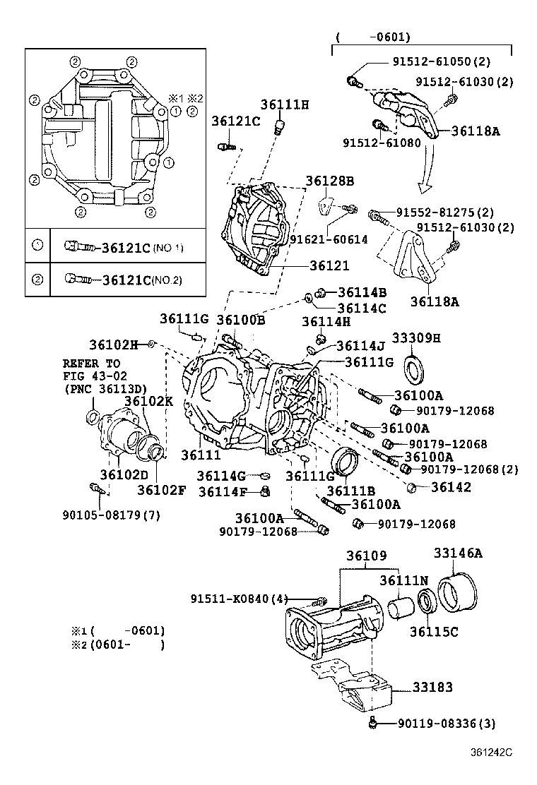 Toyota 90384-38004 BUSH (FOR TRANSFER CASE)