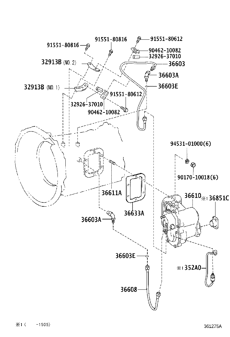 27679-78370 BRACKET, POWER TAKE-OFF SOLENOID product image