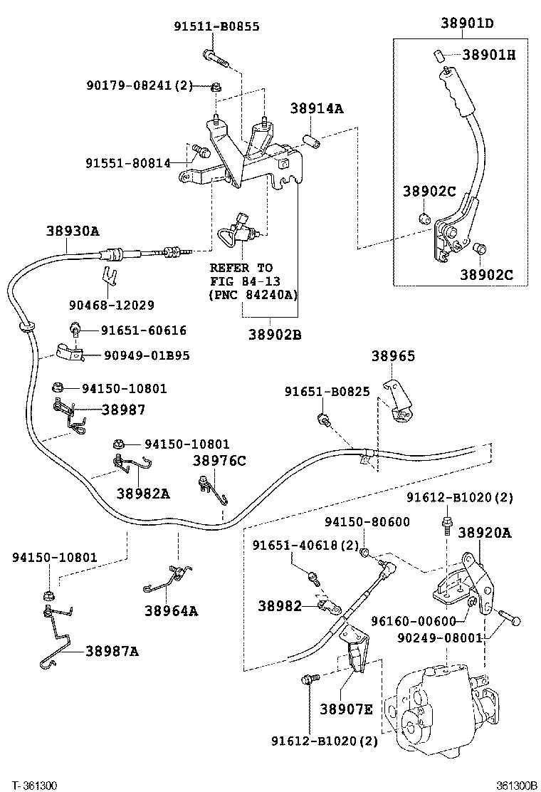 38930-37520 CABLE ASSY, PUSH PULL product image