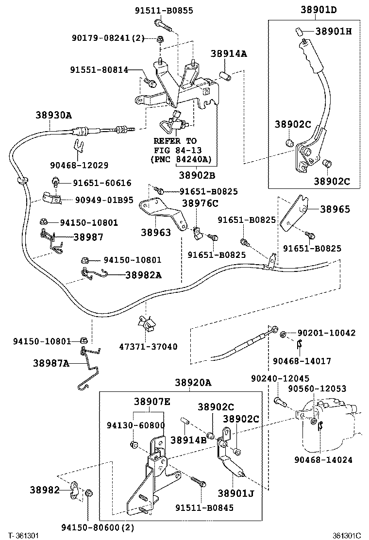 38930-37520 CABLE ASSY, PUSH PULL product image