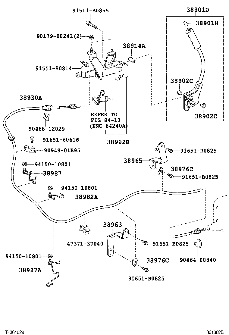 38930-37520 CABLE ASSY, PUSH PULL product image