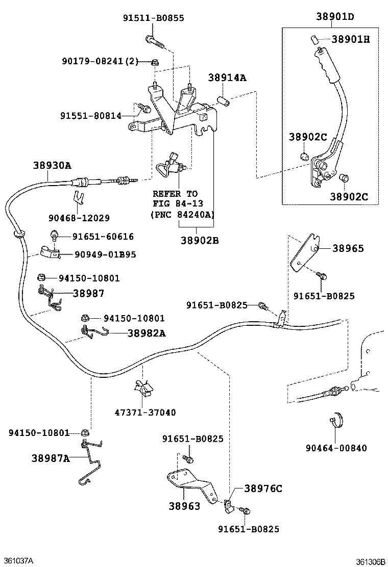 38930-37520 CABLE ASSY, PUSH PULL product image