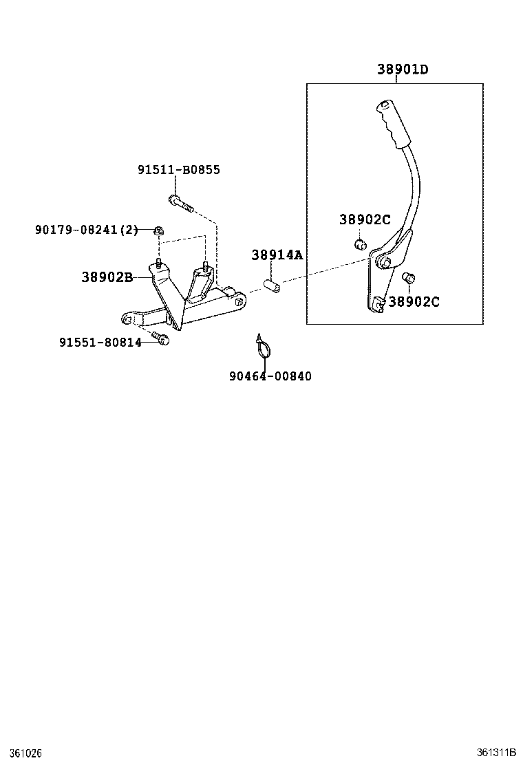38930-37520 CABLE ASSY, PUSH PULL product image