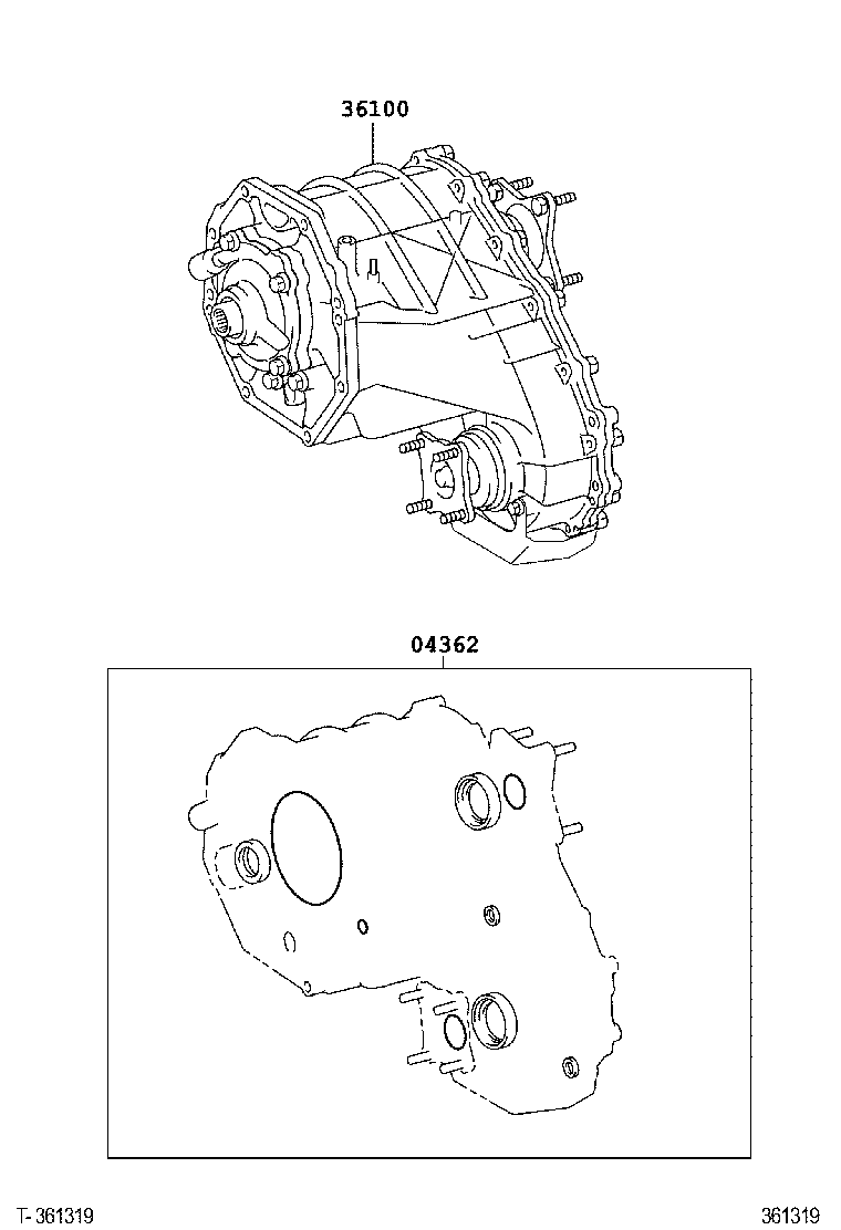 36100-0C010 TRANSFER ASSY product image