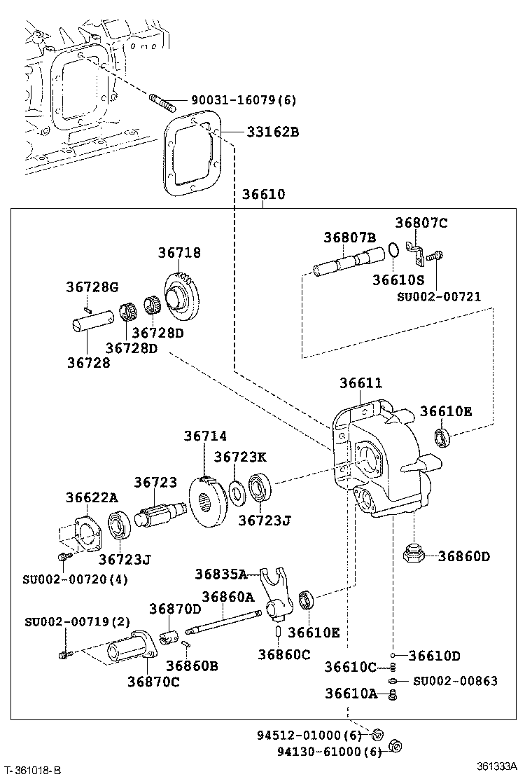 27679-78170 BRACKET, POWER TAKE-OFF SOLENOID product image
