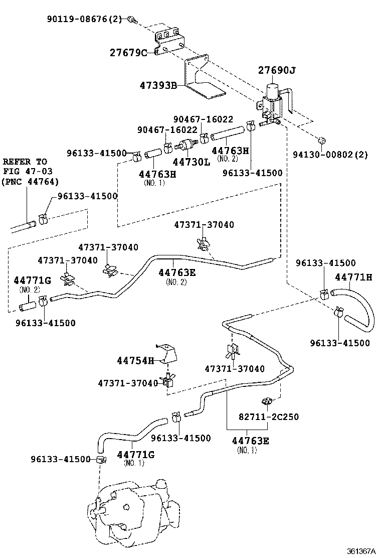 36610-37460 POWER TAKE-OFF ASSY product image
