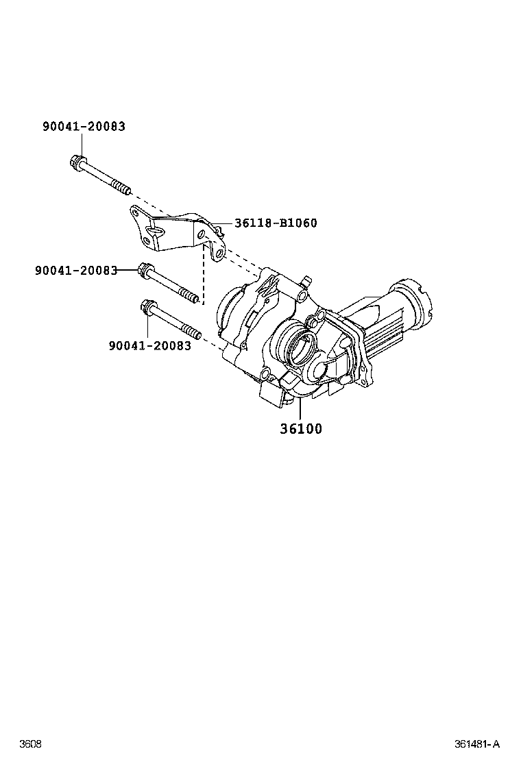 36110-B1050 TRANSFER ASSY product image