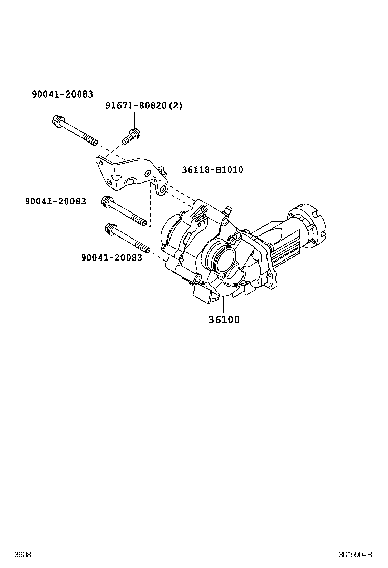 36110-B2110 TRANSFER ASSY product image