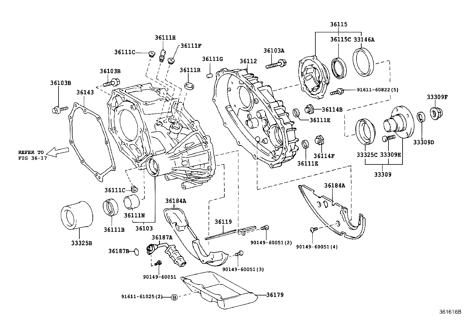 33183-26010 DAMPER, TRANSFER DYNAMIC product image
