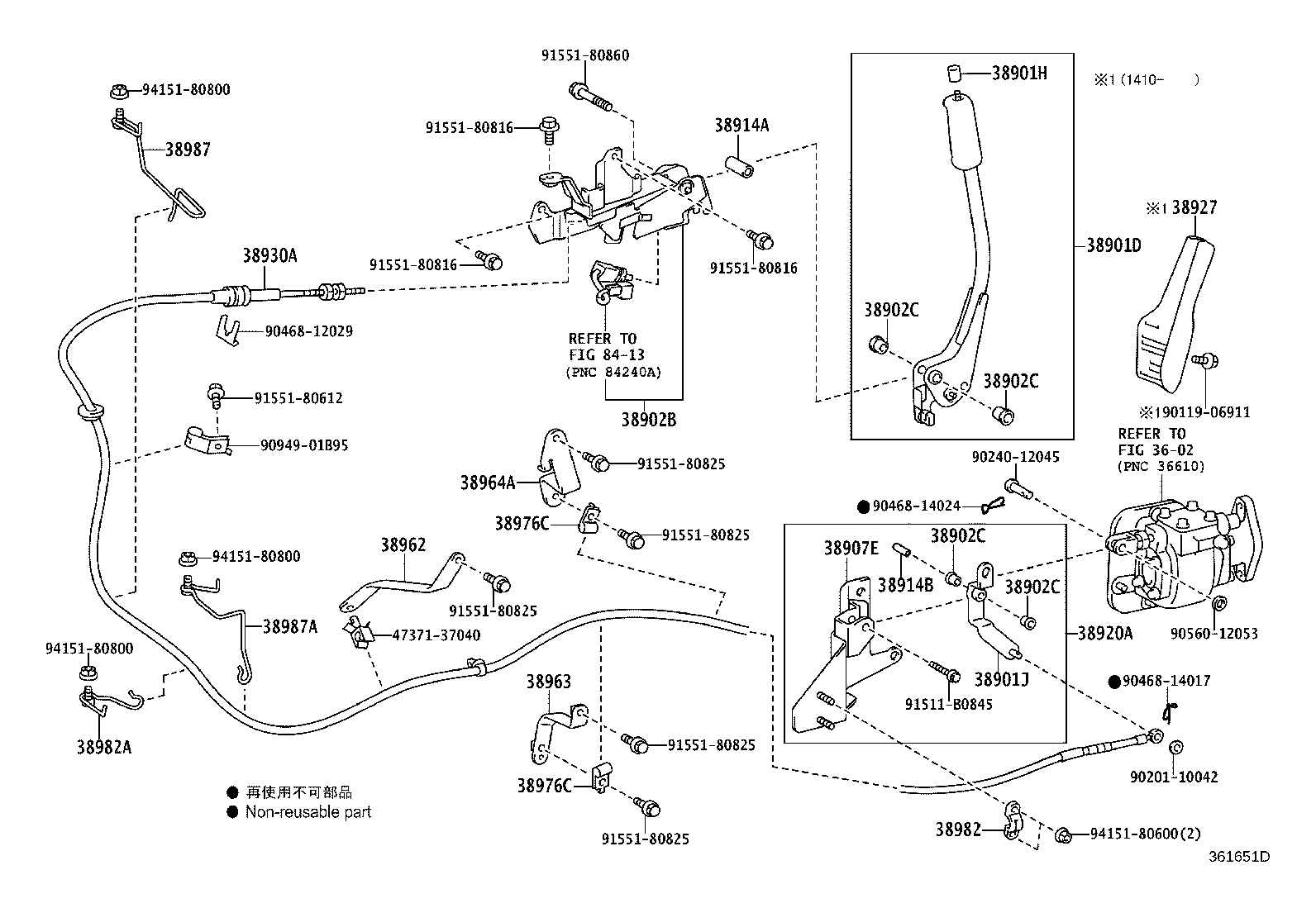 38902-37141 BRACKET SUB-ASSY, VALVE CONTROL LEVER product image