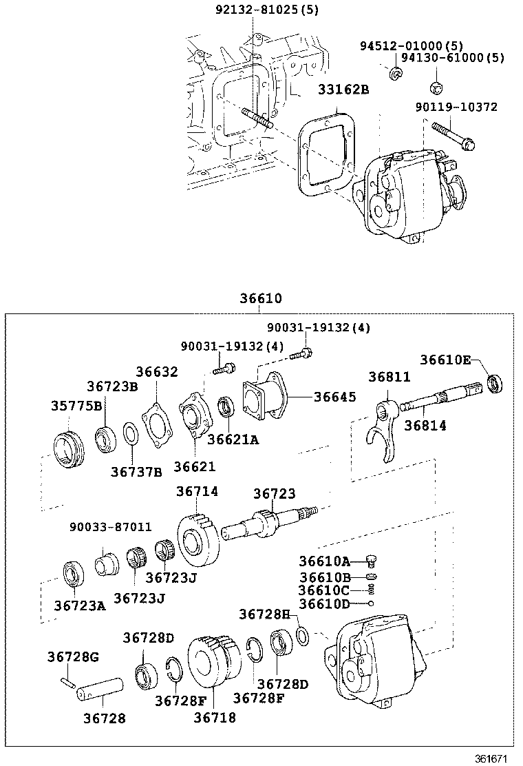 27679-78370 BRACKET, POWER TAKE-OFF SOLENOID product image